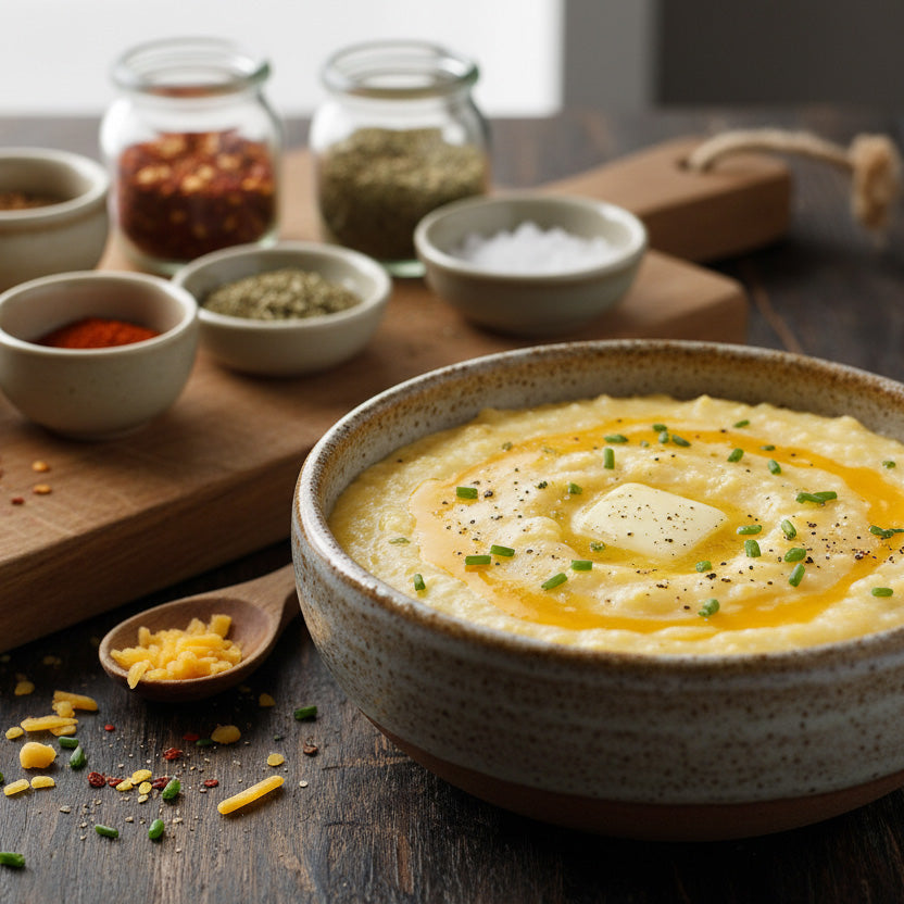 bowl of cheese grits