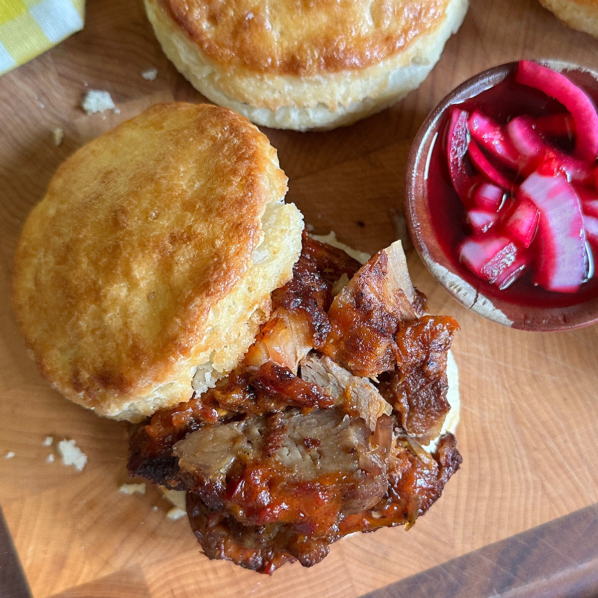BBQ Pork Biscuits