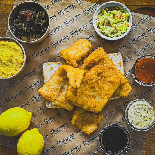 Fried Cod Dinner For Two