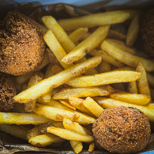 Fries & Hushpuppies